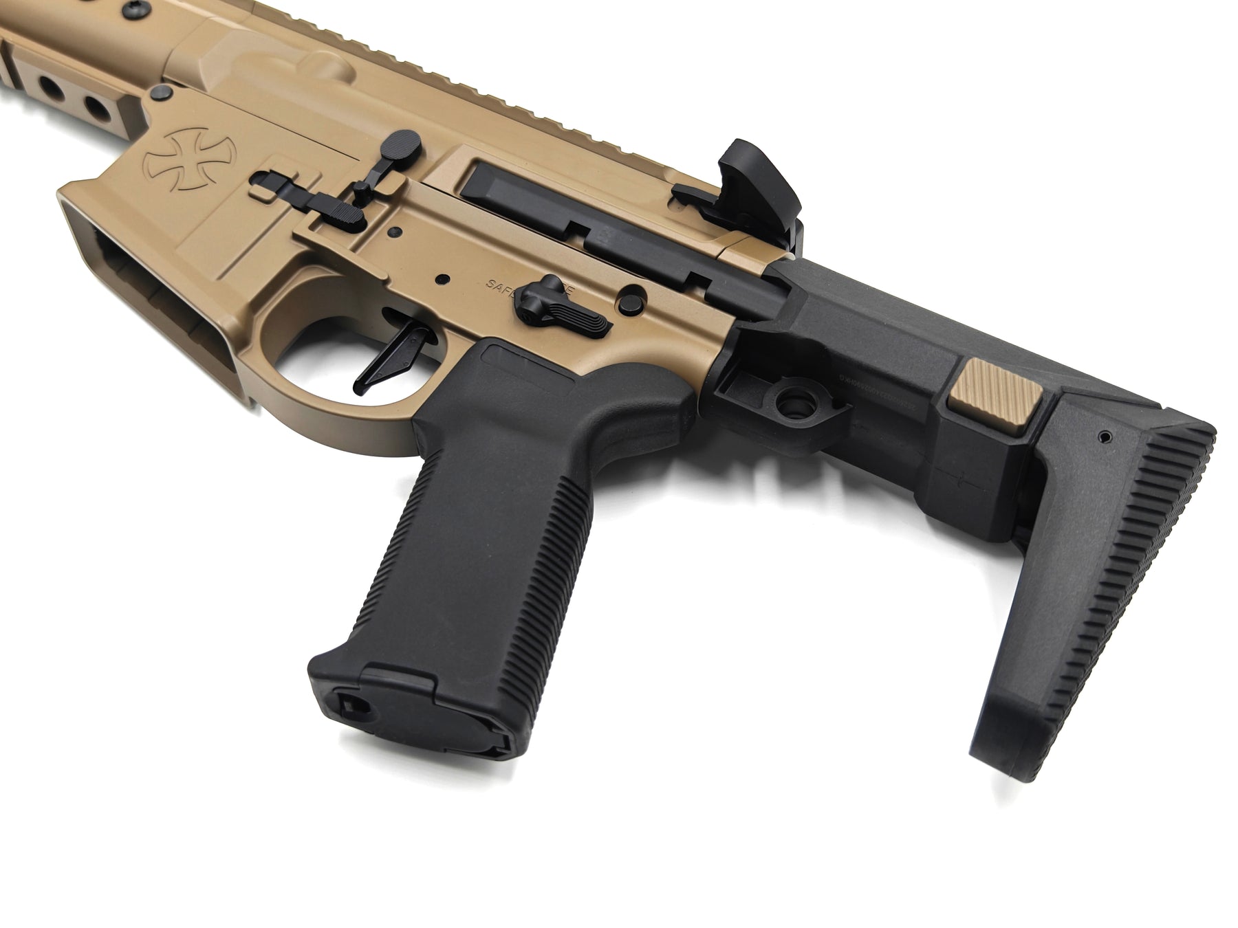 NOVESKE GHETTO BLASTER NHR-9 10.5" Gen.2 MWS GBB Rifle(FDE,SG,BG)By EMG (Evike Manufacturing Group)