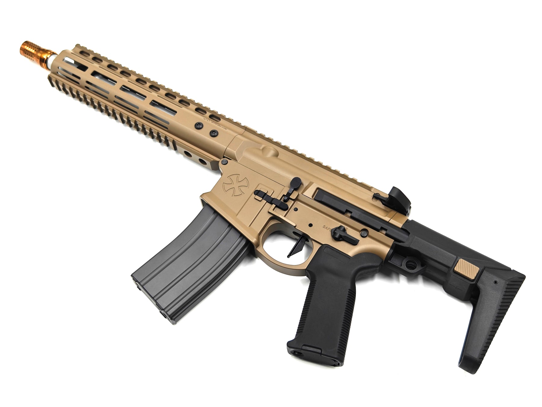 NOVESKE GHETTO BLASTER NHR-9 10.5" Gen.2 MWS GBB Rifle(FDE,SG,BG)By EMG (Evike Manufacturing Group)