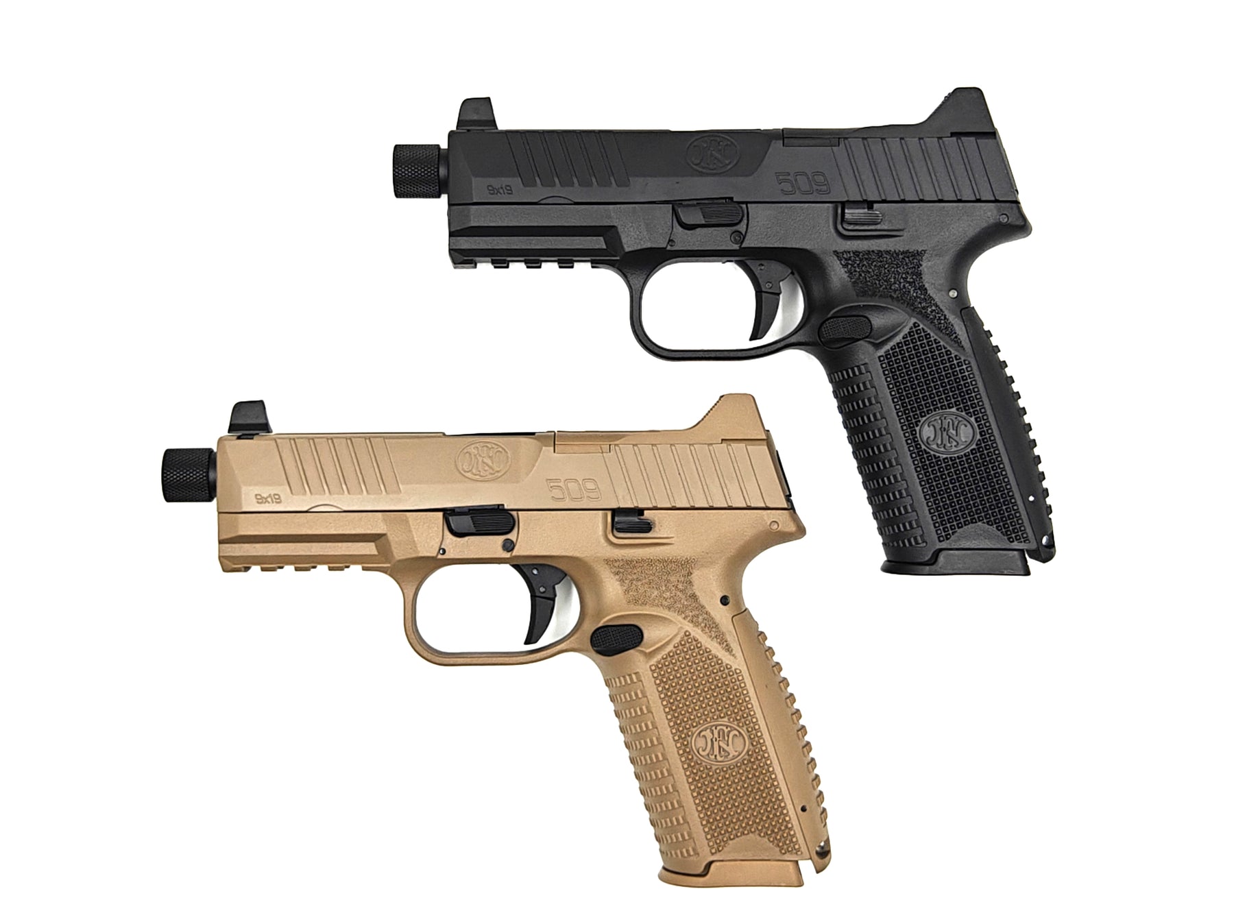 FN Herstal Licensed FN 509 GBB Airsoft Pistol(Black,FDE)By EMG (Evike Manufacturing Group)