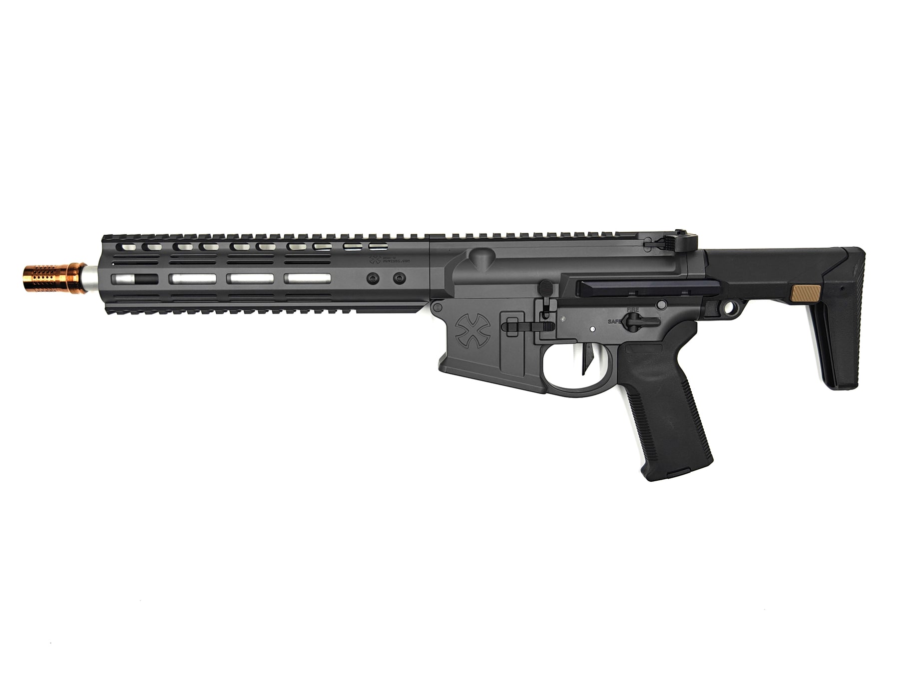 NOVESKE GHETTO BLASTER NHR-9 10.5" Gen.2 MWS GBB Rifle(FDE,SG,BG)By EMG (Evike Manufacturing Group)