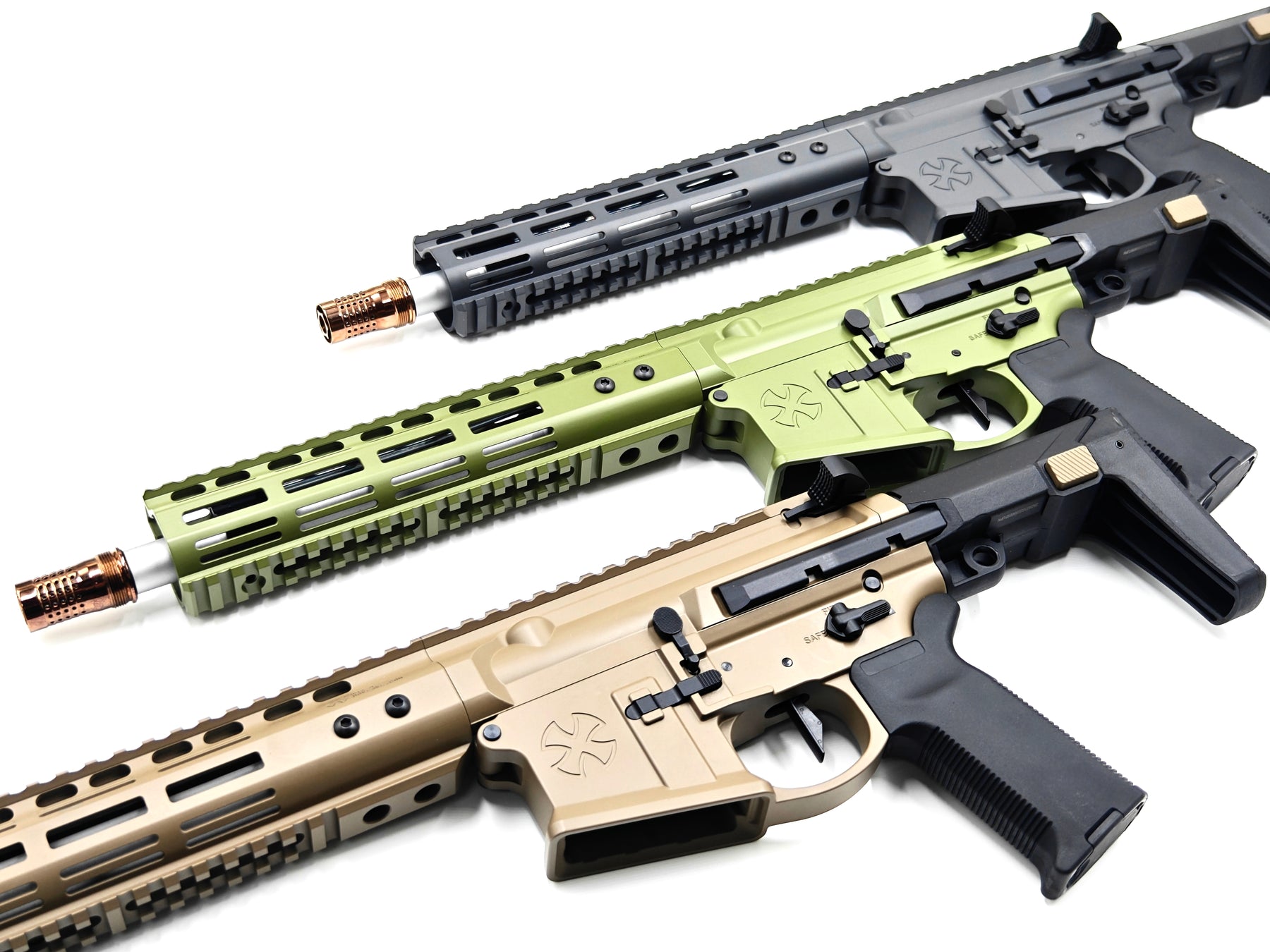 NOVESKE GHETTO BLASTER NHR-7 7.94" Gen.2 MWS GBB Rifle(FDE,SG,BG)By EMG (Evike Manufacturing Group)