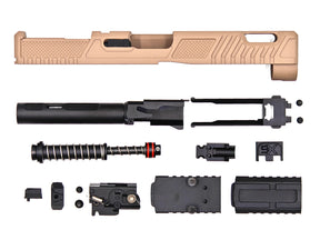 NineX19 Vapor Ported MOS Aluminium Slide Set For Tokyo Marui G17 Gen.5 GBB Pistol