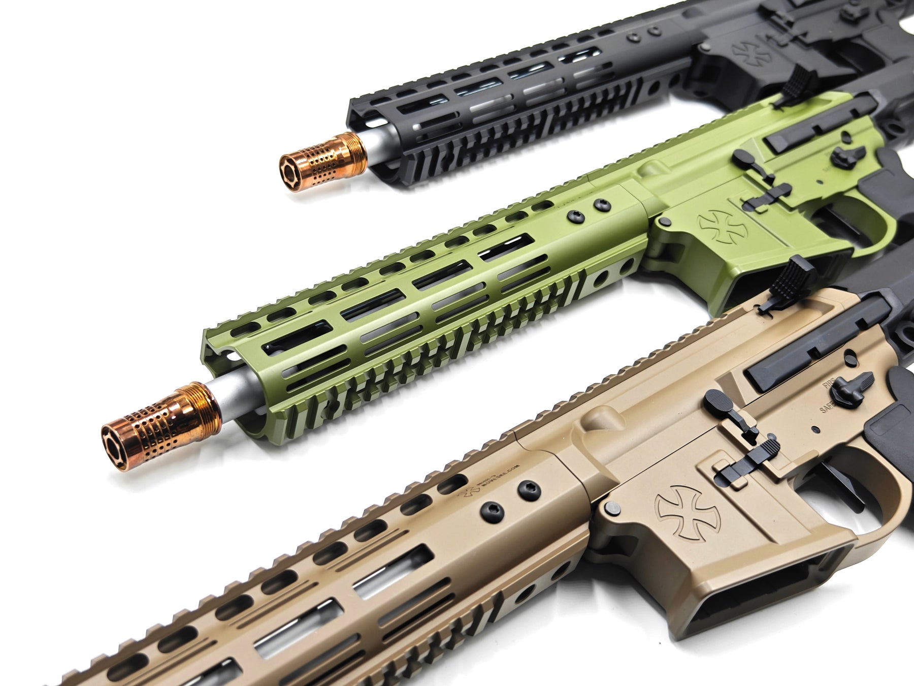 NOVESKE GHETTO BLASTER NHR-7 7.94" Gen.2 MWS GBB Rifle(FDE)By EMG (Evike Manufacturing Group)