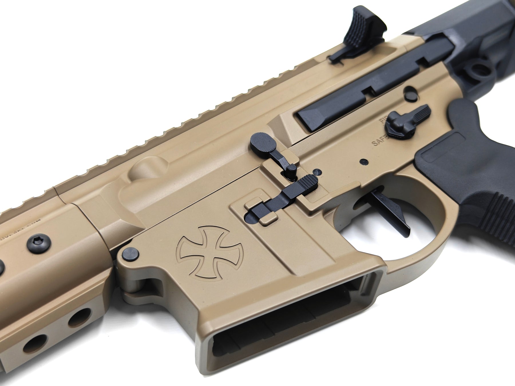 NOVESKE GHETTO BLASTER NHR-7 7.94" Gen.2 MWS GBB Rifle(FDE)By EMG (Evike Manufacturing Group)