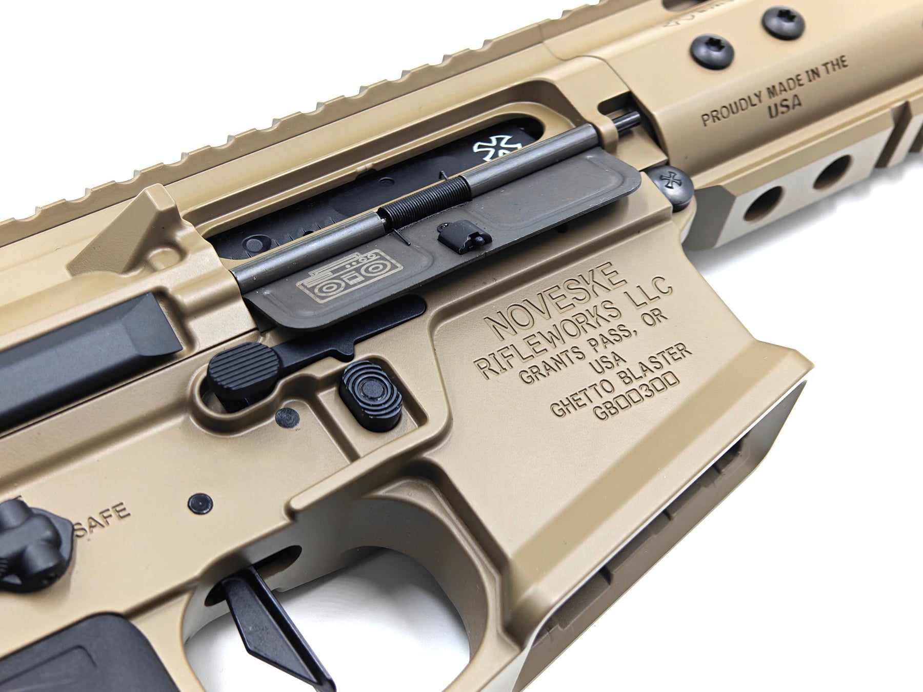 NOVESKE GHETTO BLASTER NHR-9 10.5" Gen.2 MWS GBB Rifle(Black,FDE,GB)By EMG (Evike Manufacturing Group)