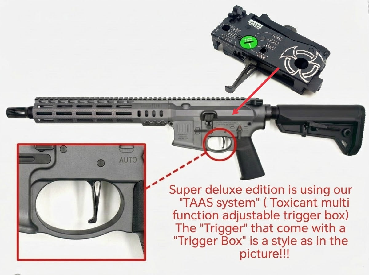 SLOGW MK1  CAR 11 INCH GBB Rife(Toxicant custom super deluxe edition)- Licensed by Lancer Tactical "Limited release and stock available"