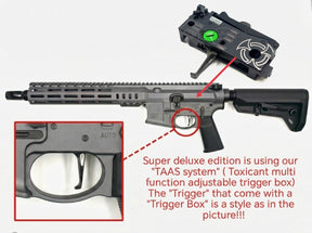 SLOGW MK1  CAR 11 INCH GBB Rife(Toxicant custom super deluxe edition)- Licensed by Lancer Tactical "Limited release and stock available"